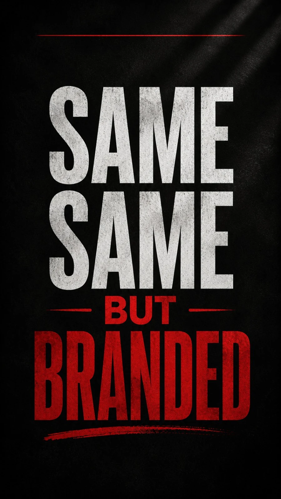 Same Same But Branded