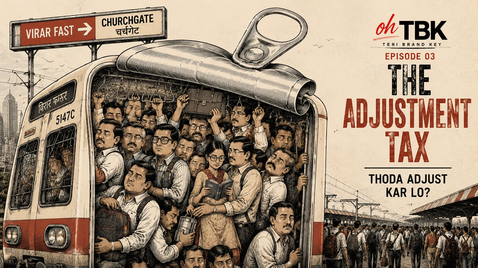 The Adjustment Tax — Mumbai Local and customer adjustment